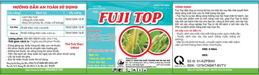 Thuốc trừ bệnh Fuji Top