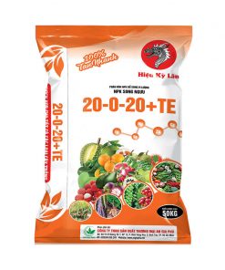 Phân bón NPK bổ sung vi lượng 20 - 0 - 20 + TE
